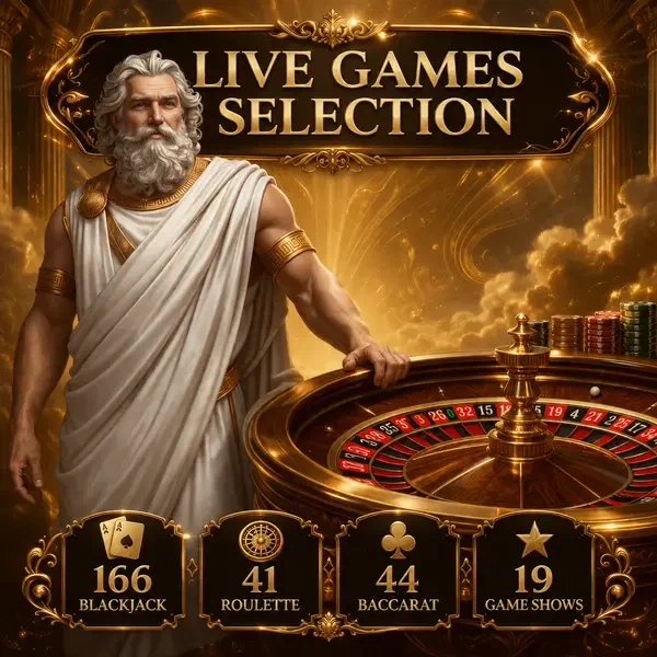 Der Patriarch neben Roulette-Rad bei Live-Tischen und Savaspin Live Games Auswahl